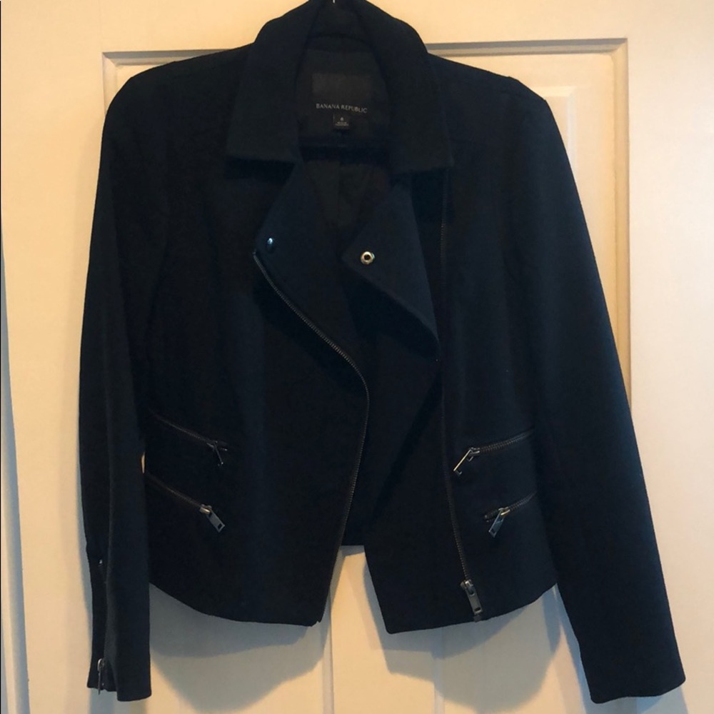 Black wool coat